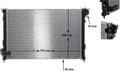 Kühler, Motorkühlung MAHLE CR 983 000S