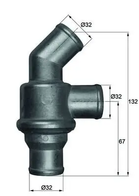 Thermostat, Kühlmittel MAHLE TH 16 80 Bild Thermostat, Kühlmittel MAHLE TH 16 80