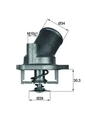 Thermostat, Kühlmittel MAHLE TI 2 92 Bild Thermostat, Kühlmittel MAHLE TI 2 92