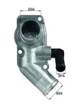 Thermostat, Kühlmittel MAHLE TI 43 92D