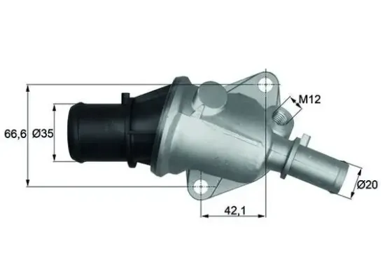 Thermostat, Kühlmittel MAHLE TI 105 88 Bild Thermostat, Kühlmittel MAHLE TI 105 88