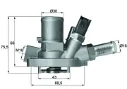 Thermostat, Kühlmittel MAHLE TI 147 80