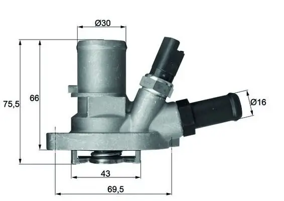 Thermostat, Kühlmittel MAHLE TI 149 88