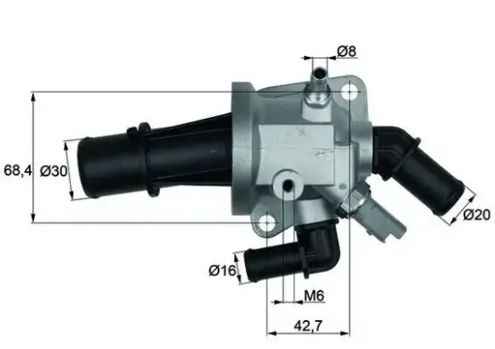 Thermostat, Kühlmittel MAHLE TI 153 88 Bild Thermostat, Kühlmittel MAHLE TI 153 88