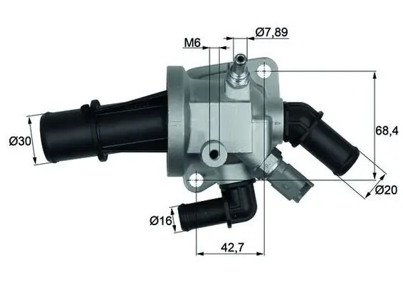 Thermostat, Kühlmittel MAHLE TI 164 88