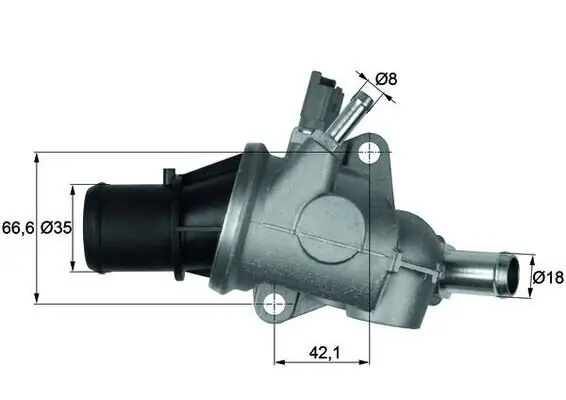 Thermostat, Kühlmittel MAHLE TI 167 88