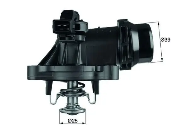 Thermostat, Kühlmittel MAHLE TM 18 105