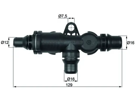 Thermostat, Ölkühlung MAHLE TO 4 82