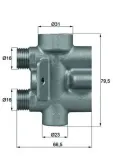 Thermostat, Ölkühlung MAHLE TO 9 75