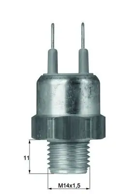 Temperaturschalter, Kühlerlüfter MAHLE TSW 25D