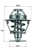 Thermostat, Kühlmittel MAHLE TX 81 89D Bild Thermostat, Kühlmittel MAHLE TX 81 89D