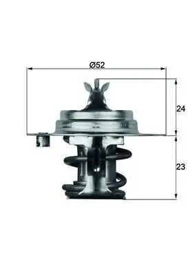 Thermostat, Kühlmittel MAHLE TX 7 88D S Bild Thermostat, Kühlmittel MAHLE TX 7 88D S