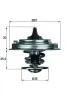 Thermostat, Kühlmittel MAHLE TX 34 87D Bild Thermostat, Kühlmittel MAHLE TX 34 87D