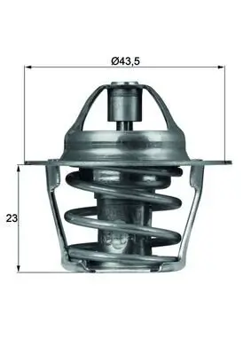 Thermostat, Kühlmittel MAHLE TX 61 83