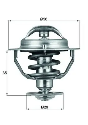 Thermostat, Kühlmittel MAHLE TX 73 82D