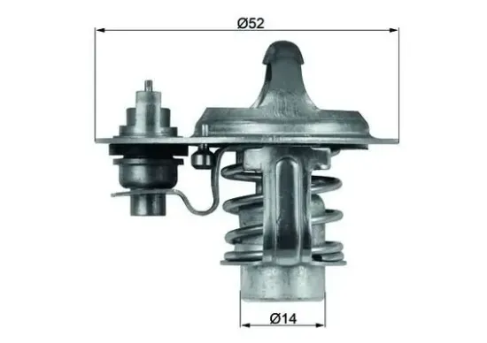 Thermostat, Kühlmittel MAHLE TX 76 88D Bild Thermostat, Kühlmittel MAHLE TX 76 88D