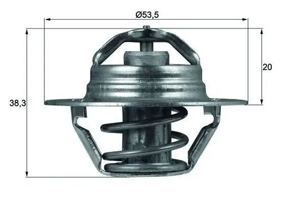 Thermostat, Kühlmittel MAHLE TX 88 88D