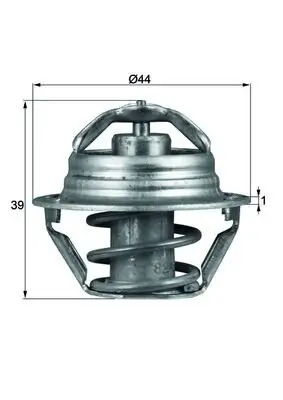 Thermostat, Kühlmittel MAHLE TX 90 82D