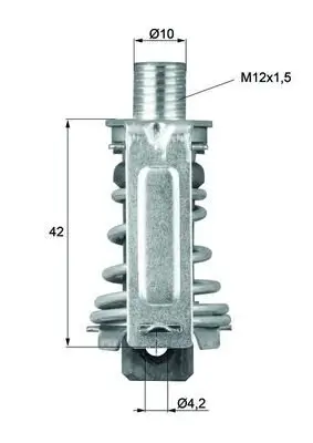 Thermostat, Kühlmittel MAHLE TX 99 70