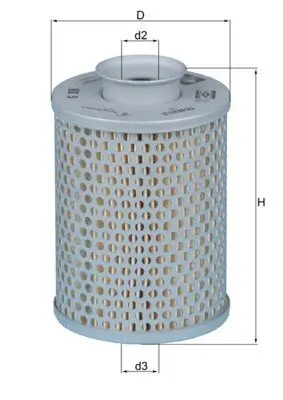 Luftfilter MAHLE LX 1220 Bild Luftfilter MAHLE LX 1220