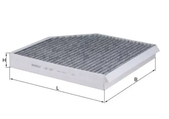 Filter, Innenraumluft MAHLE LAK 667 Bild Filter, Innenraumluft MAHLE LAK 667