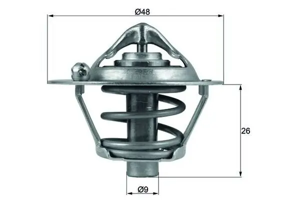 Thermostat, Kühlmittel MAHLE TX 108 82D