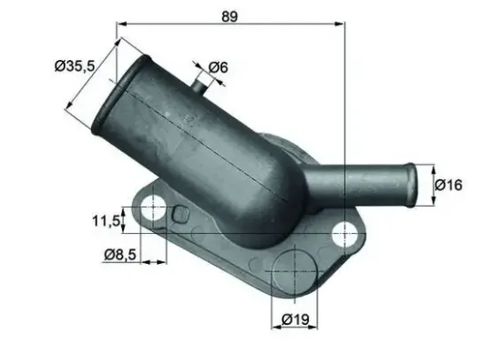 Thermostat, Kühlmittel MAHLE TI 64 87D Bild Thermostat, Kühlmittel MAHLE TI 64 87D