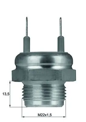 Temperaturschalter, Kühlerlüfter MAHLE TSW 7D Bild Temperaturschalter, Kühlerlüfter MAHLE TSW 7D