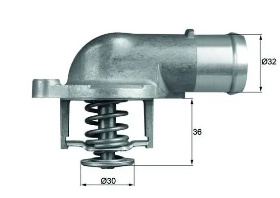 Thermostat, Kühlmittel MAHLE TI 212 87D