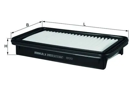 Luftfilter MAHLE LX 2833