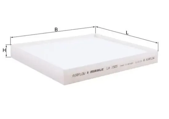 Filter, Innenraumluft MAHLE LA 1505 Bild Filter, Innenraumluft MAHLE LA 1505