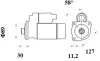 Starter 12 V 4,2 kW MAHLE MS 970 Bild Starter 12 V 4,2 kW MAHLE MS 970