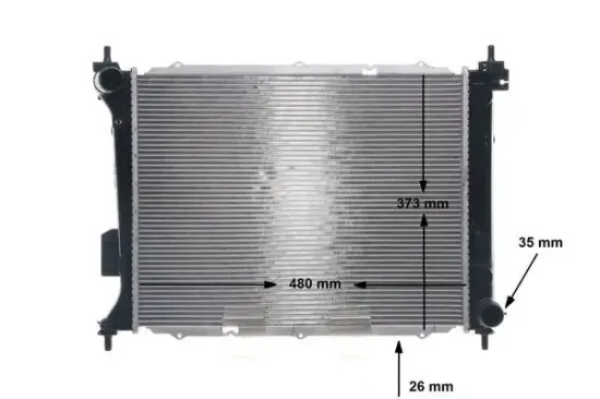 Kühler, Motorkühlung MAHLE CR 1695 000S Bild Kühler, Motorkühlung MAHLE CR 1695 000S