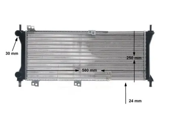 Kühler, Motorkühlung MAHLE CR 2173 000S Bild Kühler, Motorkühlung MAHLE CR 2173 000S