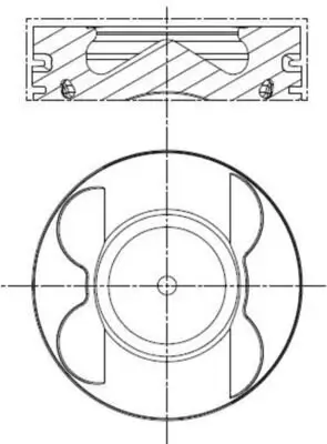 Kolben MAHLE 001 PI 00106 001