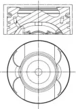 Kolben MAHLE 013 PI 00156 000