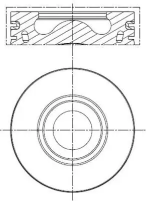 Kolben MAHLE 013 PI 00136 002