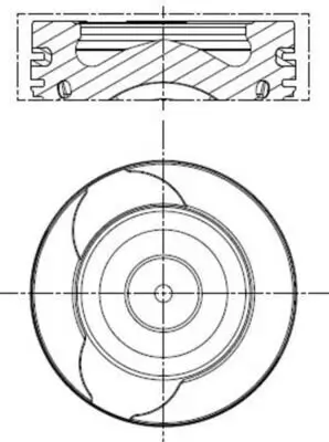 Kolben MAHLE 021 PI 00128 001