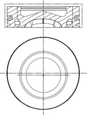 Kolben MAHLE 028 PI 00140 001