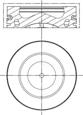 Kolben MAHLE 028 PI 00121 002