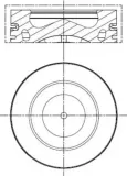 Kolben MAHLE 028 PI 00121 002