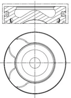 Kolben MAHLE 039 PI 00128 002