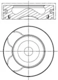 Kolben MAHLE 039 PI 00128 002