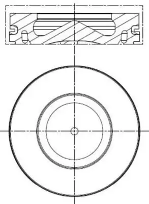 Kolben MAHLE 081 PI 00100 000