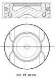 Kolben MAHLE 021 PI 00134 000