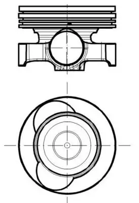 Kolben MAHLE 021 PI 00118 100