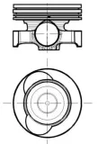 Kolben MAHLE 021 PI 00118 100