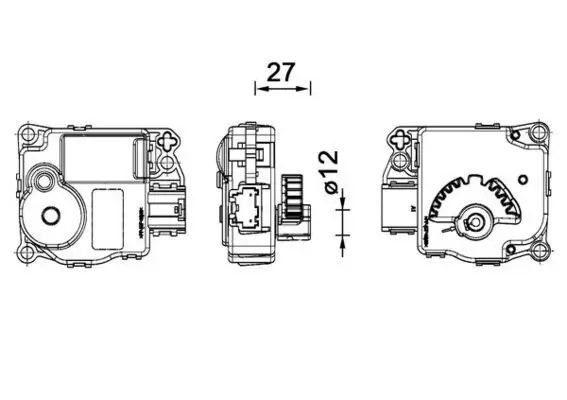 Stellelement, Mischklappe MAHLE AA 59 000P