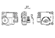 Stellelement, Mischklappe MAHLE AA 59 000P