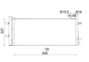 Kondensator, Klimaanlage MAHLE AC 42 000S